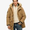 Hooded Parka de piel sintética Everest