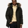 Hooded Parka de piel sintética Everest