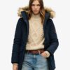 Hooded Parka de piel sintética Everest