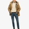 Hooded Parka de piel sintética Everest
