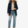 Hooded Parka de piel sintética Everest