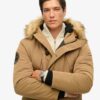 Hooded Parka de piel sintética Everest