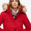 Hooded Parka de piel sintética Everest