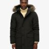 Hooded Parka de piel sintética Everest