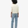 Jeans de talle medio y corte recto