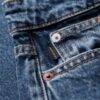 Jeans de talle medio y corte recto