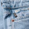 Jeans de talle medio y corte recto