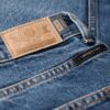 Jeans de talle medio y corte recto