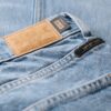 Jeans de talle medio y corte recto