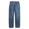 Jeans de talle medio y corte recto