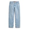 Jeans de talle medio y corte recto