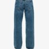 Jeans de talle medio y pierna ancha