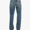 Jeans de talle medio y pierna ancha