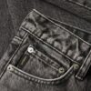 Jeans de talle medio y pierna ancha