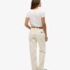 Jeans de talle medio y pierna ancha