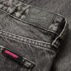 Jeans de talle medio y pierna ancha