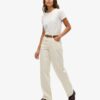 Jeans de talle medio y pierna ancha