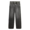 Jeans de talle medio y pierna ancha