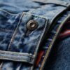 Jeans de talle medio y pierna ancha