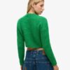 Jersey corto de punto con textura Vintage