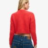 Jersey corto de punto con textura Vintage