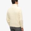 Jersey de canalé con medio abrochado
