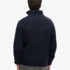 Jersey de canalé con medio abrochado