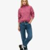 Jersey de cuello alto con punto trenzado