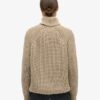 Jersey de cuello alto de punto holgado