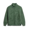 Jersey de cuello alto de punto holgado