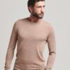 Jersey de cuello redondo de merino