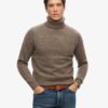 Jersey de cuello vuelto cepillado
