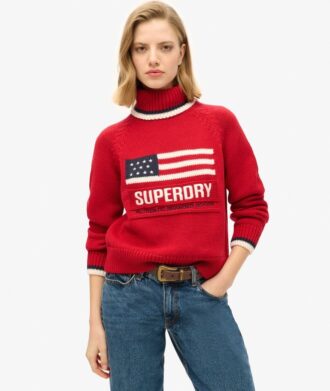 Jersey de cuello vuelto estilo americano
