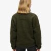 Jersey de forro polar Vintage con media cremallera