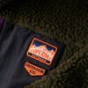 Jersey de forro polar Vintage con media cremallera