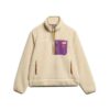 Jersey de forro polar Vintage con media cremallera
