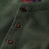 Jersey de manga larga con cuello de nido de abeja y medio abrochado Jersey de manga larga con cuello de nido de abeja y medio abrochado