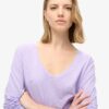 Jersey de manga larga con cuello en V