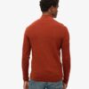 Jersey de merino con media cremallera