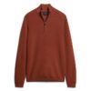 Jersey de merino con media cremallera