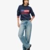 Jersey de punto con cuello redondo Americana