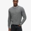 Jersey de punto con cuello redondo y textura