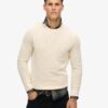 Jersey de punto con cuello redondo y textura