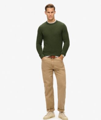 Jersey de punto con cuello redondo y textura