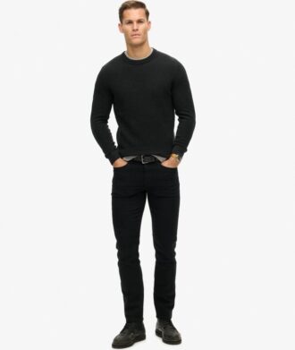 Jersey de punto con cuello redondo y textura