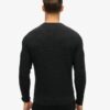 Jersey de punto con cuello redondo y textura