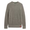 Jersey de punto con cuello redondo y textura