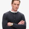 Jersey Henley de manga larga