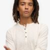 Jersey Henley de manga larga