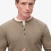 Jersey Henley de manga larga